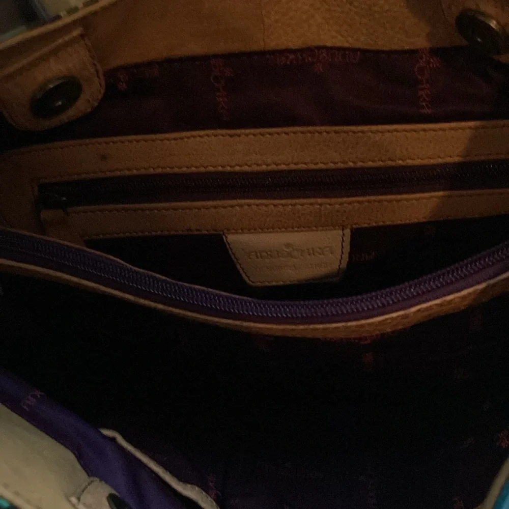 Anuschka leather Handpainted handbag - Picture 3 of 5